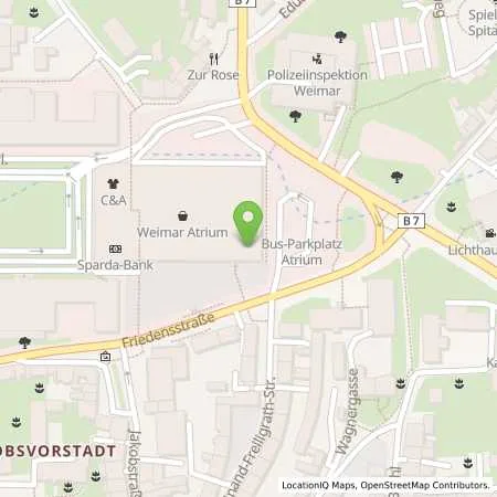 Standortübersicht der Tankstelle Stadtwerke Weimar Stadtversorgungs-GmbH in 99423 Weimar