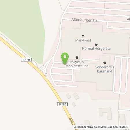 Standortübersicht der Tankstelle envia Mitteldeutsche Energie AG in 04603 Nobitz