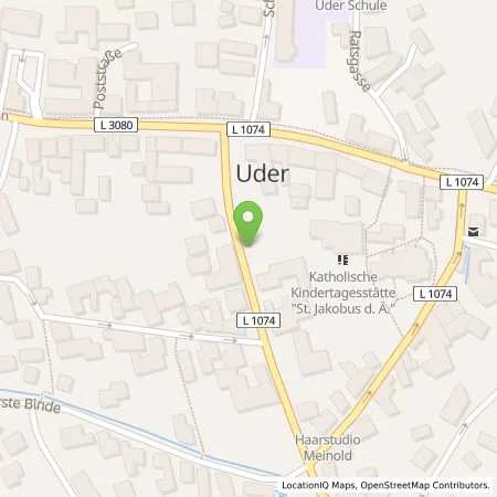 Standortübersicht der Tankstelle EW Eichsfeldgas GmbH in 37318 Uder