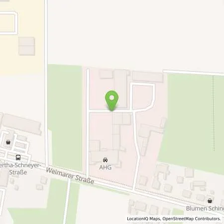 Standortübersicht der Tankstelle AHG GmbH in 99867 Gotha