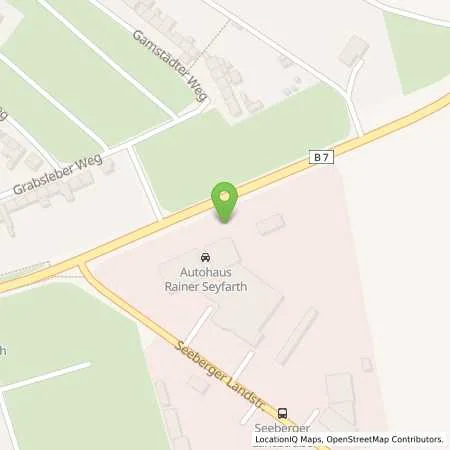 Standortübersicht der Tankstelle Rainer Seyfarth GmbH&Co.Kg in 99867 Gotha