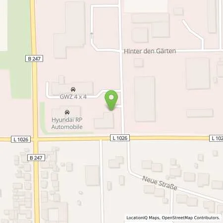 Standortübersicht der Tankstelle RP Automobile GmbH in 99869 Schwabhausen