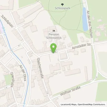 Standortübersicht der Tankstelle Ohra Energie GmbH in 99885 Ohrdruf