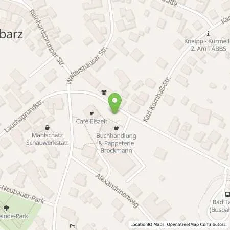 Standortübersicht der Tankstelle Energieversorgung Inselsberg GmbH in 99891 Bad Tabarz