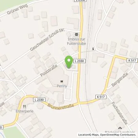 Standortübersicht der Tankstelle Thüringer Energie AG in 07570 Wünschendorf