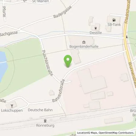 Standortübersicht der Tankstelle Thüringer Energie AG in 07580 Ronneburg