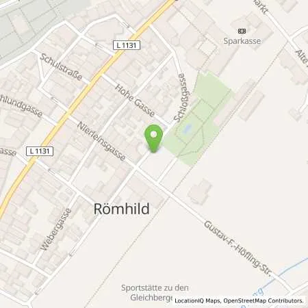 Standortübersicht der Tankstelle Thüringer Energie AG in 98630 Römhild