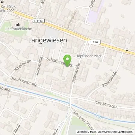 Standortübersicht der Tankstelle Thüringer Energie AG in 98704 Langewiesen