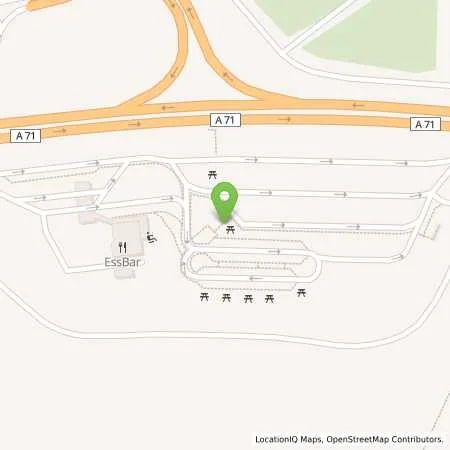 Standortübersicht der Tankstelle Mer Germany GmbH in 98716 Geraberg