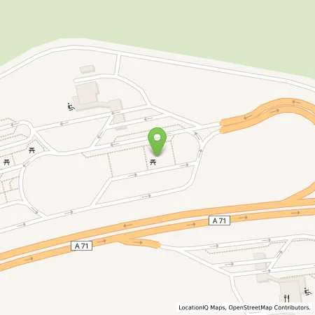 Standortübersicht der Tankstelle Charge-ON in 98716 Geraberg