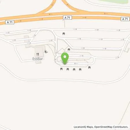 Standortübersicht der Tankstelle IONITY GmbH in 98716 Geraberg