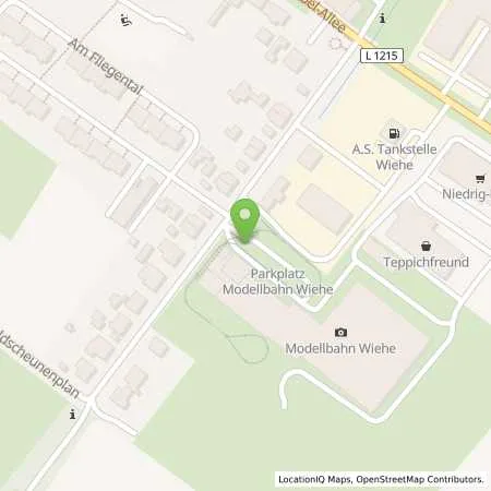 Standortübersicht der Tankstelle Thüringer Energie AG in 06571 Wiehe