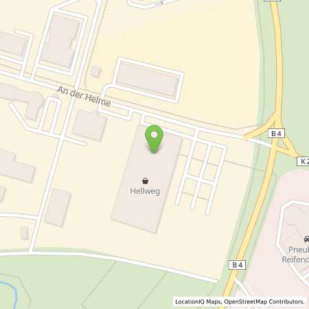 Standortübersicht der Strom (Elektro) Tankstelle: EnBW mobility+ AG und Co.KG in 99734, Nordhausen