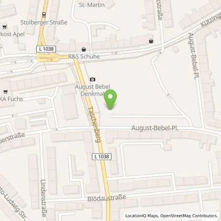 Standortübersicht der Tankstelle Energieversorgung Nordhausen GmbH in 99734 Nordhausen