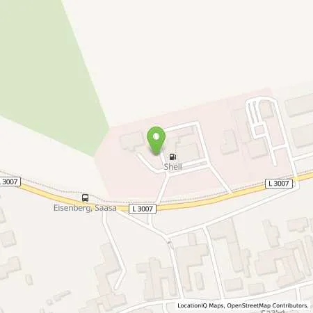 Standortübersicht der Tankstelle Stadtwerke Eisenberg Energie GmbH in 07607 Eisenberg