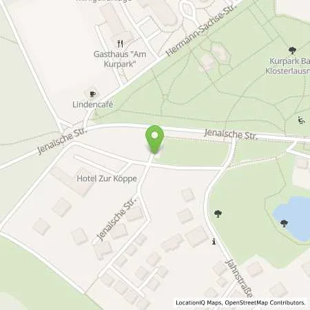 Standortübersicht der Tankstelle Thüringer Energie AG in 07639 Bad Klosterlausnitz