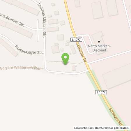 Standortübersicht der Strom (Elektro) Tankstelle: Stadtwerke Neustadt an der Orla in 07806, Neustadt an der Orla