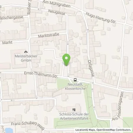 Standortübersicht der Tankstelle Stadtwerke Neustadt an der Orla in 07806 Neustadt an der Orla