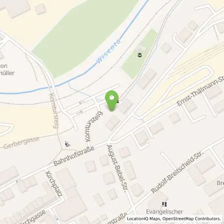 Standortübersicht der Tankstelle Thüringer Energie AG in 07907 Schleiz