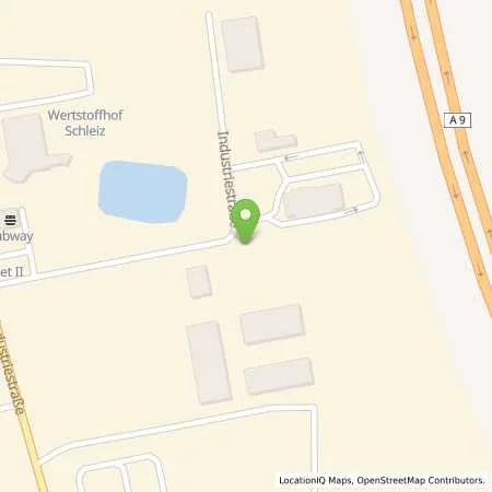 Standortübersicht der Tankstelle Thüringer Energie AG in 07907 Schleiz