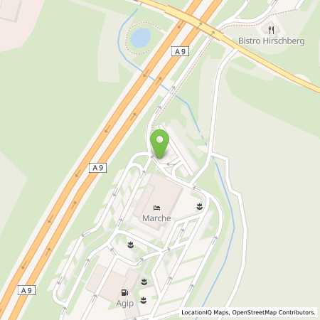 Standortübersicht der Strom (Elektro) Tankstelle: EnBW mobility+ AG und Co.KG in 07927, Hirschberg