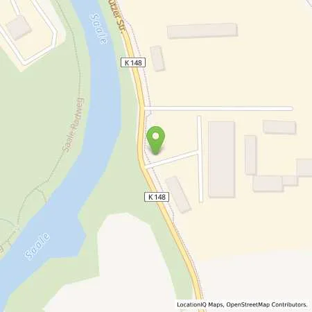 Standortübersicht der Tankstelle Stadtwerke Saalfeld GmbH in 07318 Saalfeld