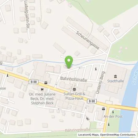 Standortübersicht der Tankstelle Thüringer Energie AG in 07422 Bad Blankenburg