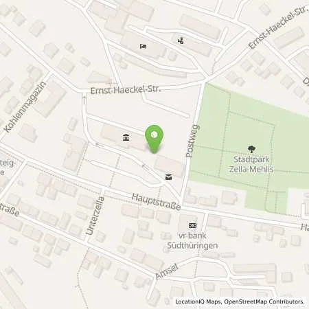 Standortübersicht der Tankstelle Stadtwerke Suhl/Zella-Mehlis GmbH in 98544 Zella-Mehlis