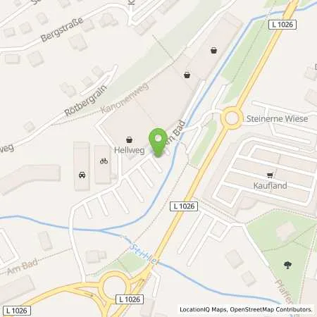 Standortübersicht der Tankstelle EnBW mobility+ AG und Co.KG in 98574 Schmalkalden