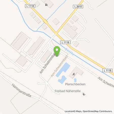 Standortübersicht der Strom (Elektro) Tankstelle: Thüringer Energie AG in 98574, Schmalkalden