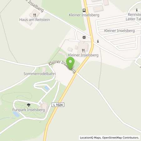 Standortübersicht der Strom (Elektro) Tankstelle: Thüringer Energie AG in 98596, Brotterode