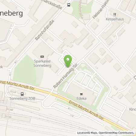 Standortübersicht der Tankstelle Licht- und Kraftwerke Sonneberg GmbH in 96515 Sonneberg