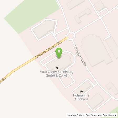 Standortübersicht der Strom (Elektro) Tankstelle: Auto-Center Sonneberg GmbH & Co. KG in 96515, Sonneberg