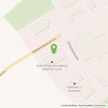 Standortübersicht der Tankstelle Auto-Center Sonneberg GmbH & Co. KG in 96515 Sonneberg