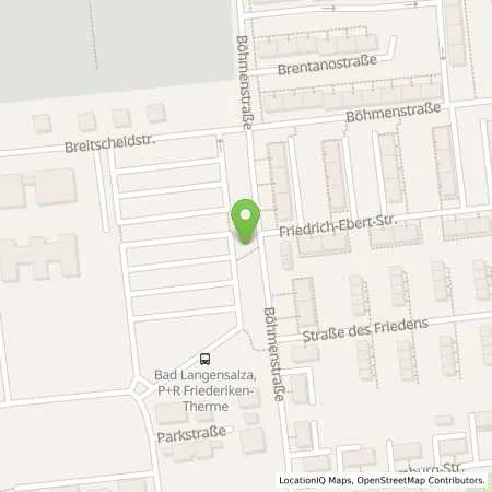 Standortübersicht der Tankstelle Stadtwerke Bad Langensalza GmbH in 99947 Bad Langensalza