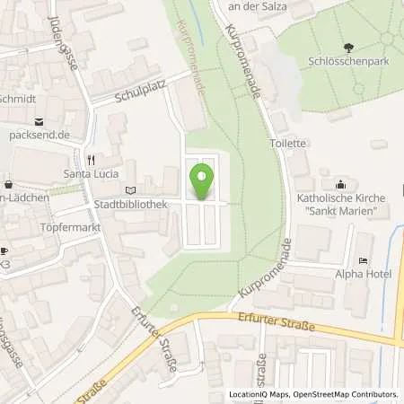 Standortübersicht der Tankstelle Stadtwerke Bad Langensalza GmbH in 99947 Bad Langensalza