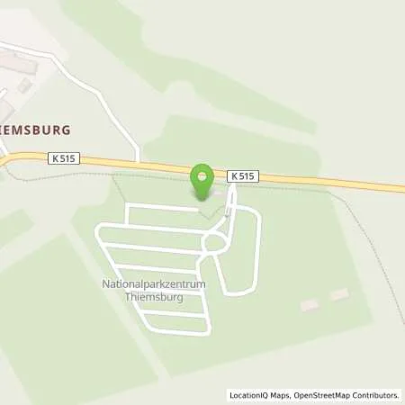 Standortübersicht der Tankstelle Thüringer Energie AG in 99947 Schönstedt