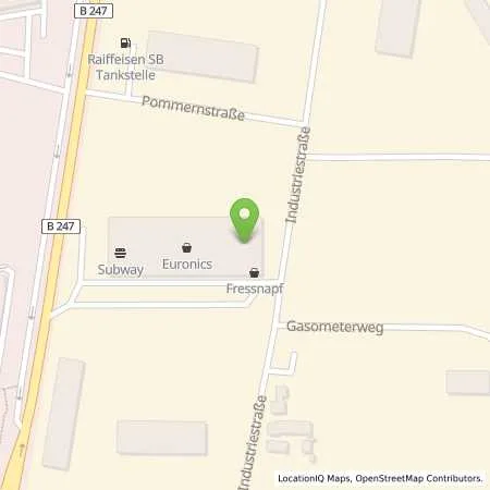 Standortübersicht der Tankstelle EnBW mobility+ AG und Co.KG in 99974 Mühlhausen