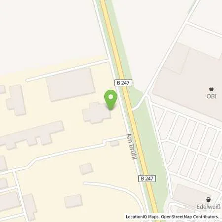 Standortübersicht der Tankstelle Langenhan Mühlhausen GmbH in 99974 Ammern