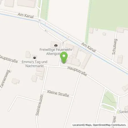 Standortübersicht der Tankstelle Thüringer Energie AG in 99991 Altengottern