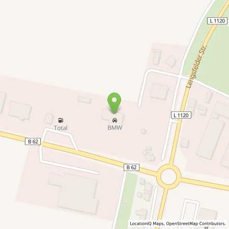 Standortübersicht der Tankstelle Autohaus Matthes GmbH in 36469 Tiefenort