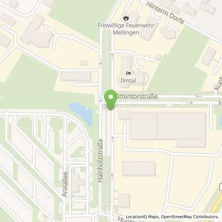 Standortübersicht der Tankstelle Thüringer Energie AG in 99441 Mellingen