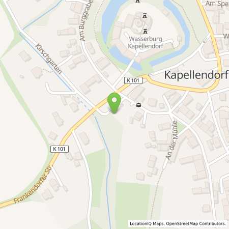 Standortübersicht der Strom (Elektro) Tankstelle: Thüringer Energie AG in 99510, Kapellendorf