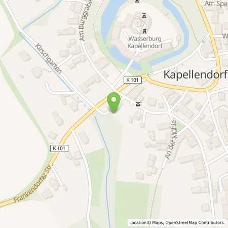 Standortübersicht der Tankstelle Thüringer Energie AG in 99510 Kapellendorf