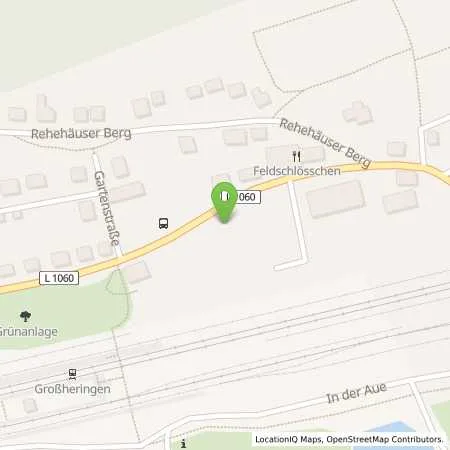 Standortübersicht der Tankstelle Thüringer Energie AG in 99518 Großheringen