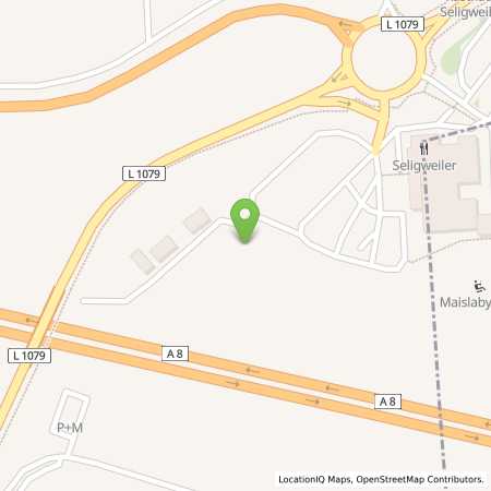 Standortübersicht der Strom (Elektro) Tankstelle: EnBW mobility+ AG und Co.KG in 89129, Langenau/Seligweiler