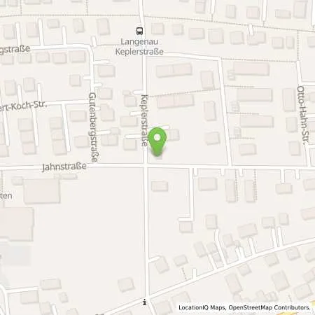 Standortübersicht der Tankstelle SWU Energie GmbH in 89129 Langenau