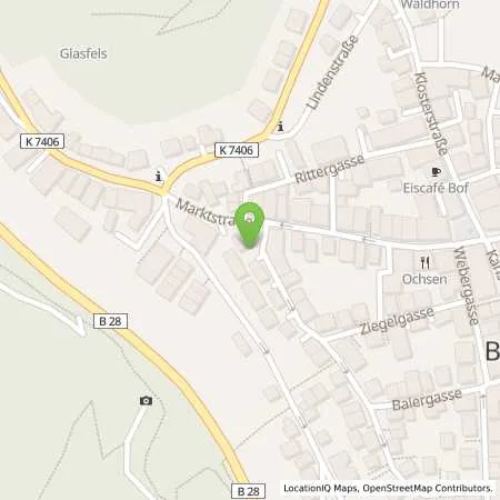 Standortübersicht der Tankstelle SWU Energie GmbH in 89143 Blaubeuren