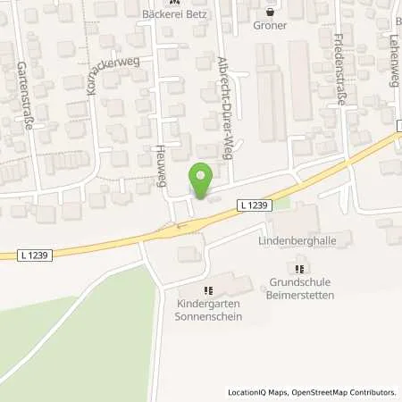 Standortübersicht der Tankstelle EnBW mobility+ AG und Co.KG in 89179 Beimerstetten