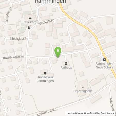 Standortübersicht der Strom (Elektro) Tankstelle: EnBW ODR AG in 89192, Rammingen